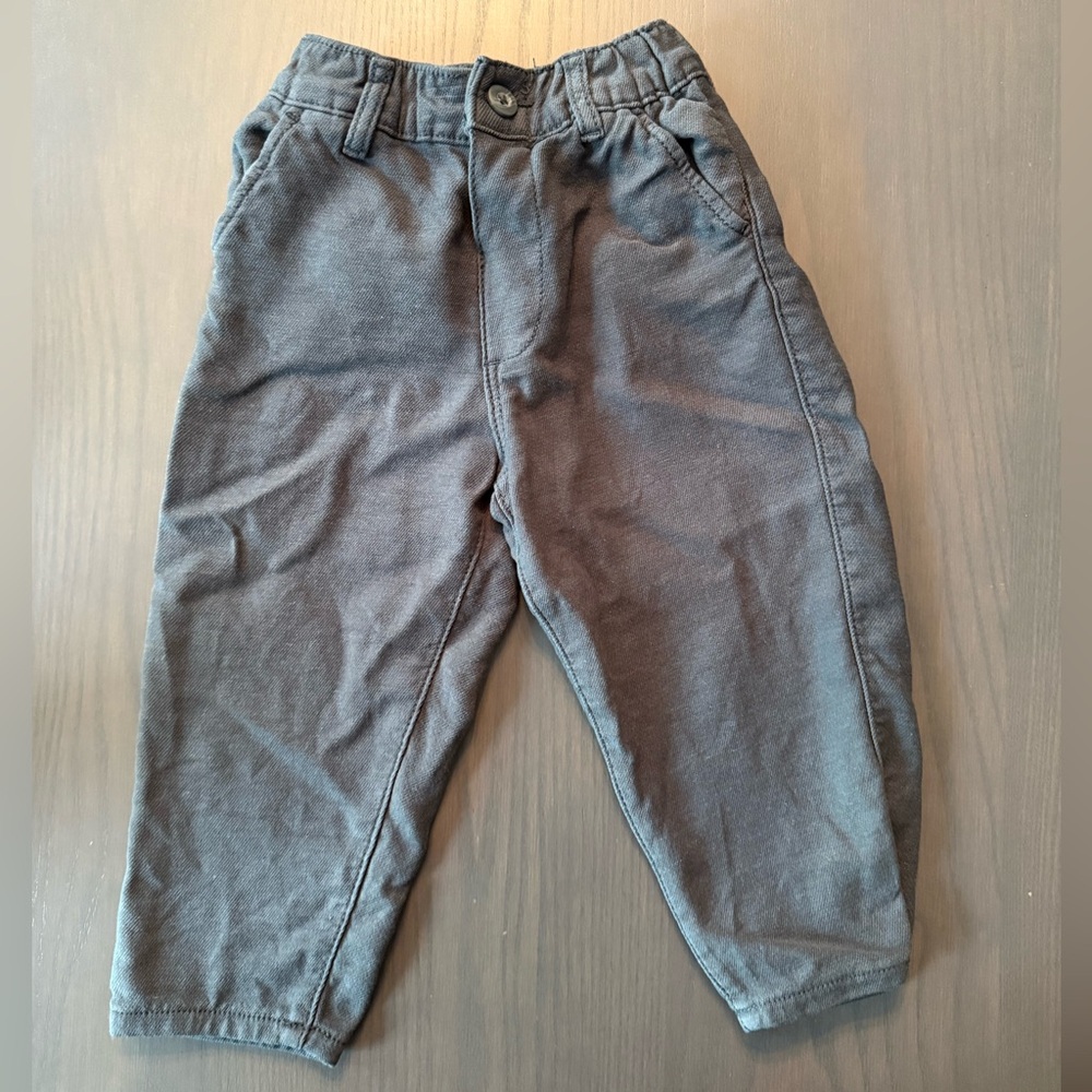 Zara Baby Boy Charcoal Casual Bottoms